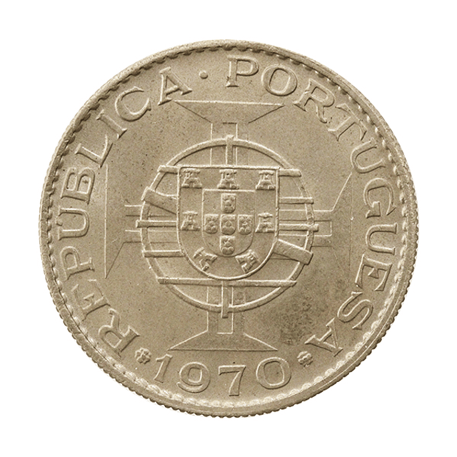 Timor - 10.00 Escudos 1970 Cupro-Níquel