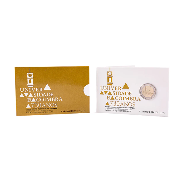 Proof - 2.00 Euros 730 Anos da Universidade de Coimbra 