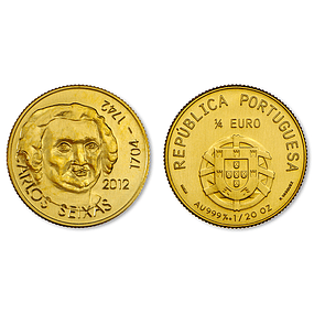 Ouro - 1/4 Euro Carlos Seixas 2012