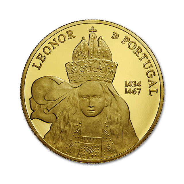 Ouro - 5.00 Euros Rainha D. Leonor 2014
