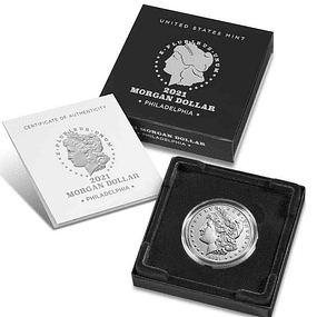 EUA - Morgan 2021 Dollar Philadelphia Prata