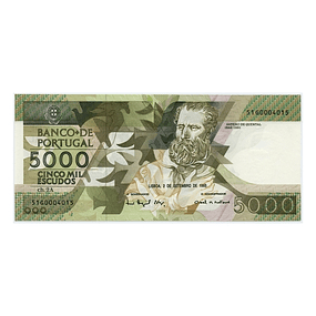 5000 Escudos Antero Quental 02.09.1993