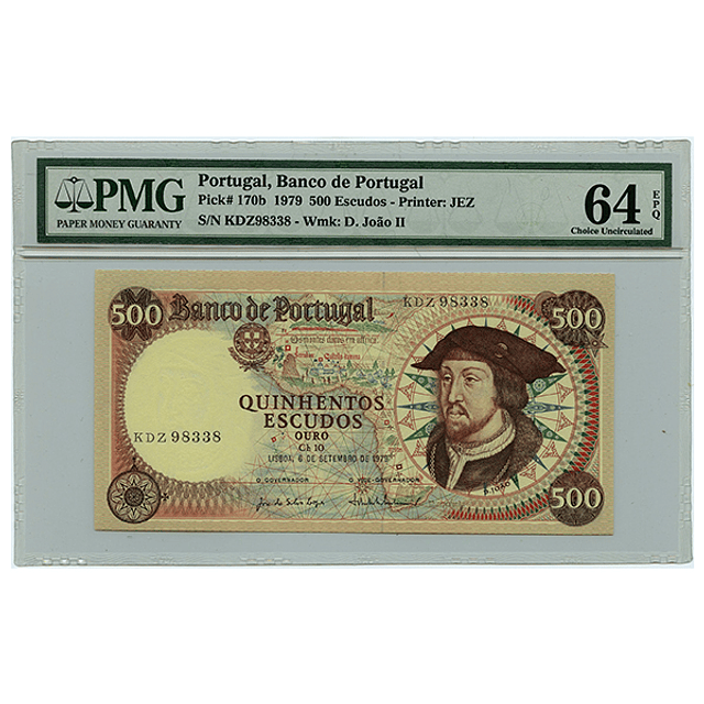 500 Escudos D. João II 06.09.1979 MS64