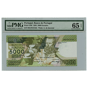 5000 Escudos Antero Quental 02.09.1993 - MS65