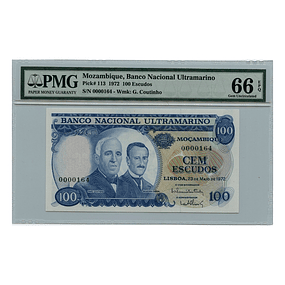 Moçambique 100 Escudos 23.05.1972 - MS66