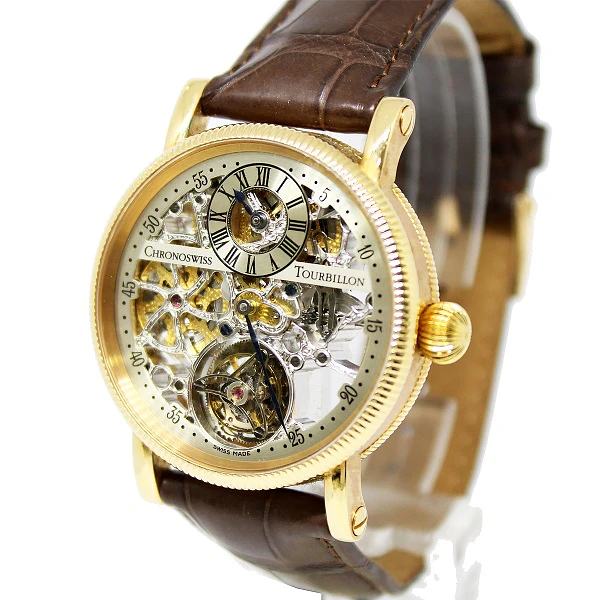 Imagem 3 de Chronoswiss Tourbillon Régulateur Skeleton Ref. 3121-R