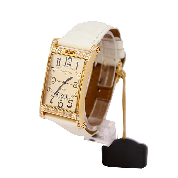 Imagem 2 de Chronoswiss Imperia Ouro Rosa e Diamantes  Ref. CH2071R