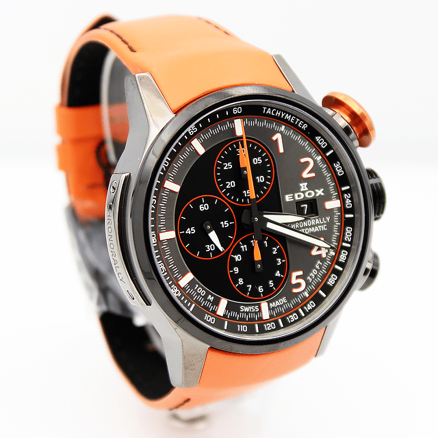 Edox Chronorally Orange Ref. Edox 01129 TGNOCO GNO - Novo