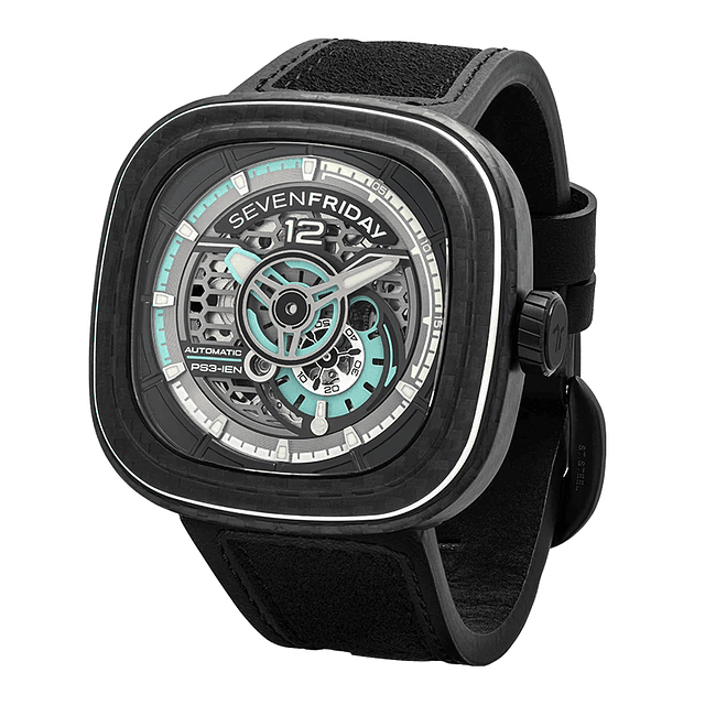 Sevenfriday Ref. PS3/01 "Jade Carbon" 