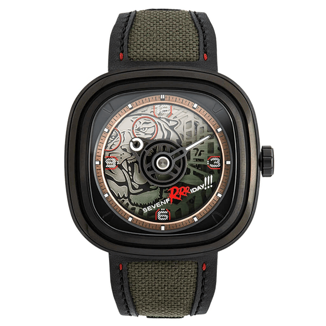 Sevenfriday Ref. T3/04 T-Series Green Tiger Edição Limitada