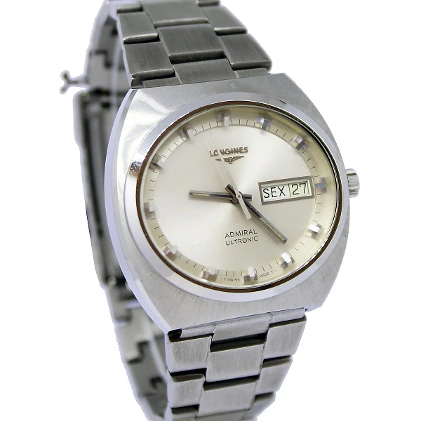 Imagem 4 de Longines Admiral Ultronic Day Date Ref. 2340.1 Cinzento