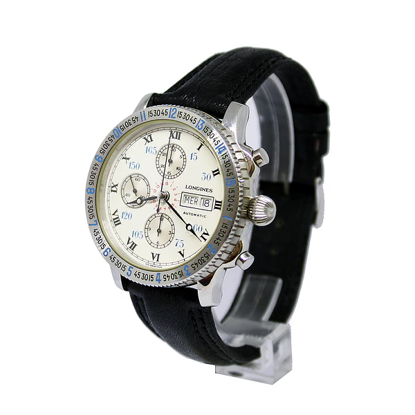 Imagem 2 de Longines Lindbergh Chronograph Ref. L2.602.4 NOS