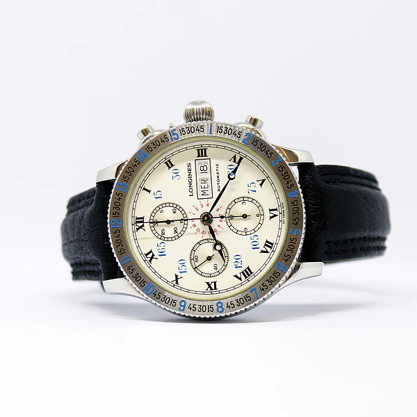 Imagem 6 de Longines Lindbergh Chronograph Ref. L2.602.4 NOS