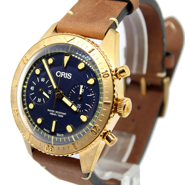Imagem 3 de Oris Carl Brashear Chronograph Edição Limitada