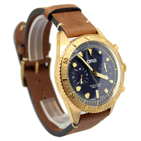 Imagem 5 de Oris Carl Brashear Chronograph Edição Limitada