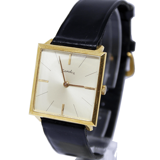 Sandoz Vintage Ref. 457.1 Ouro 18Kt Corda Manual