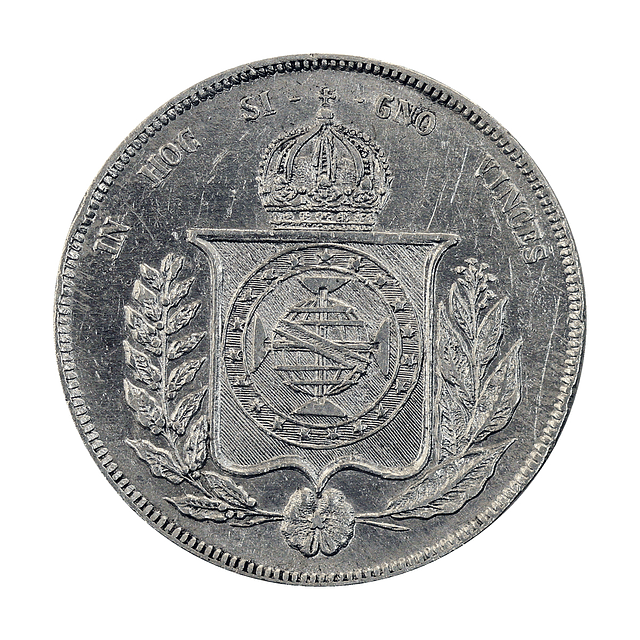 Brasil - 1000 Reis 1860 Prata