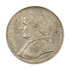 Itália - Estados Papais - 1 Escudo 1853 Prata