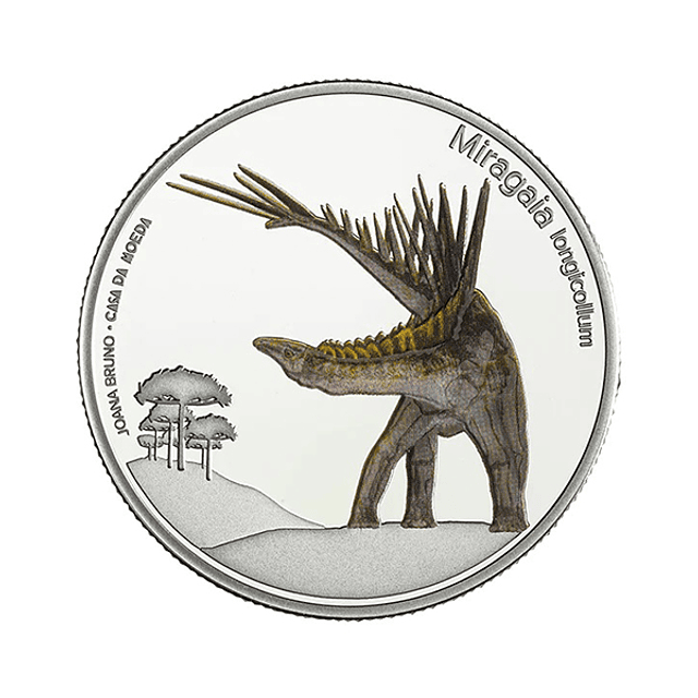 Proof - 5.00 Euro Dinossauro 2023 Miragaia Longicollum