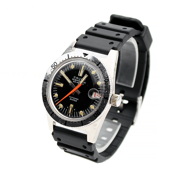 Cauny Vintage Submarine Calendario 210 Meters Ref. 287-282