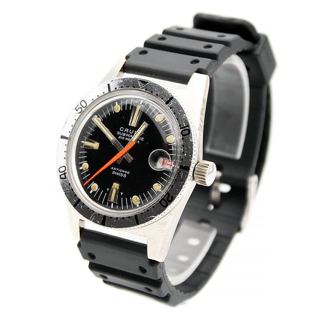 Cauny Vintage Submarine Calendario 210 Meters Ref. 287-282