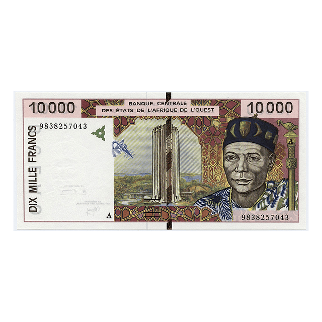 África Oeste 10000 Francs 1998