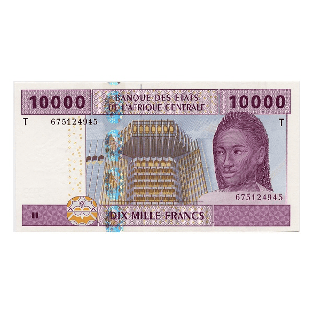 África Central 10000 Francs 2002