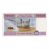 África Central 10000 Francs 2002