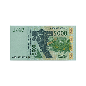 África Oeste 5000 Francs 2003