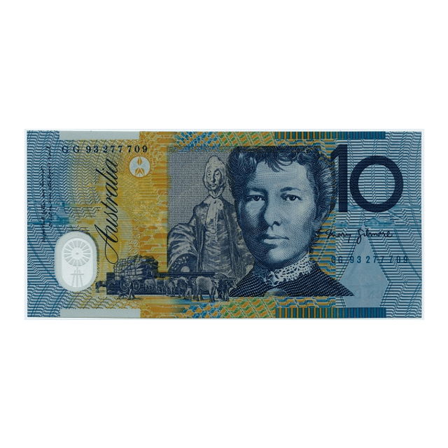 Austrália 10 Dollars 1993