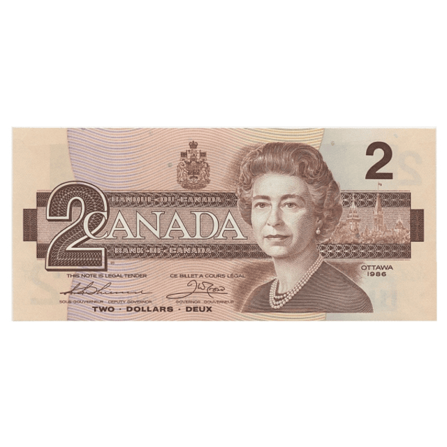 Canada 2 Dollars 1986