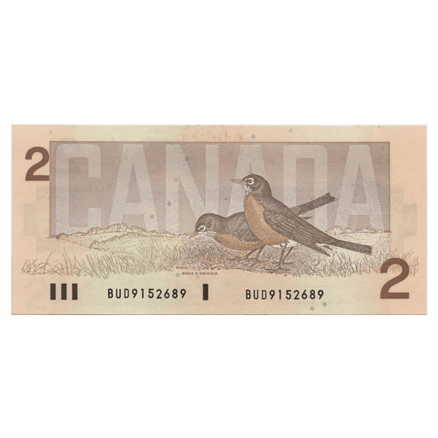 Canada 2 Dollars 1986