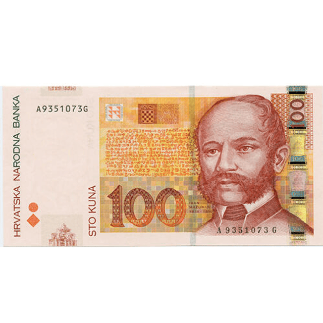 Croácia 100 Kuna 2002