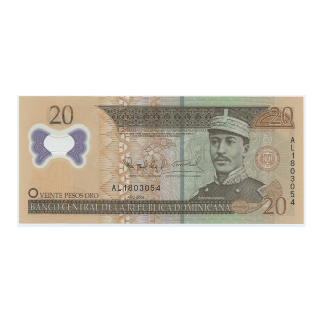 Dominicana 20 Pesos 2008