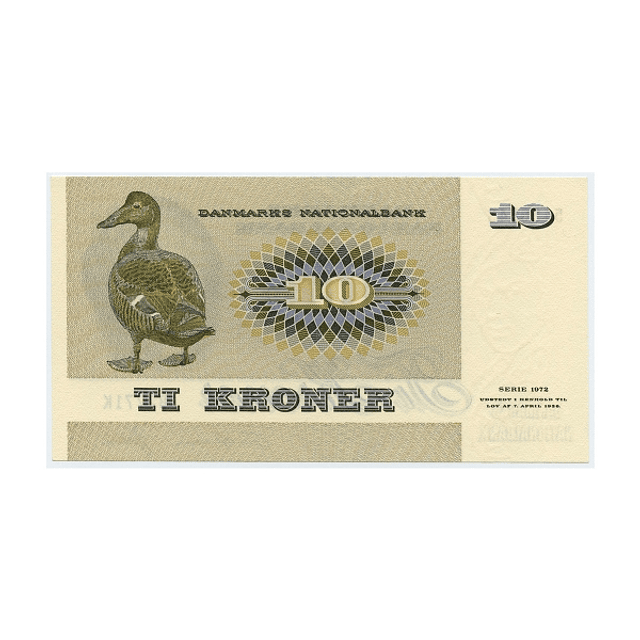 Dinamarca 10 Kroner 1977