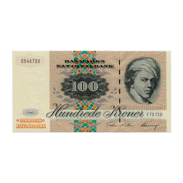 Dinamarca 100 Kroner 1997