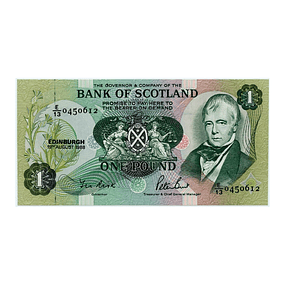 Escócia 1 Pound 1988