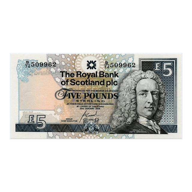 Escócia 5 Pounds 2005