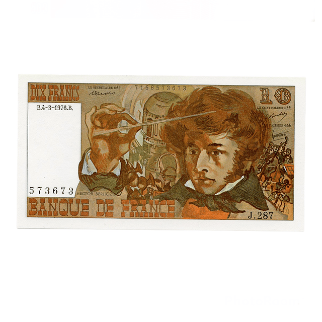 França 10 Francs 1976