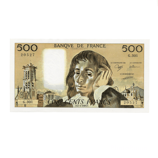 França 500 Francs 1989