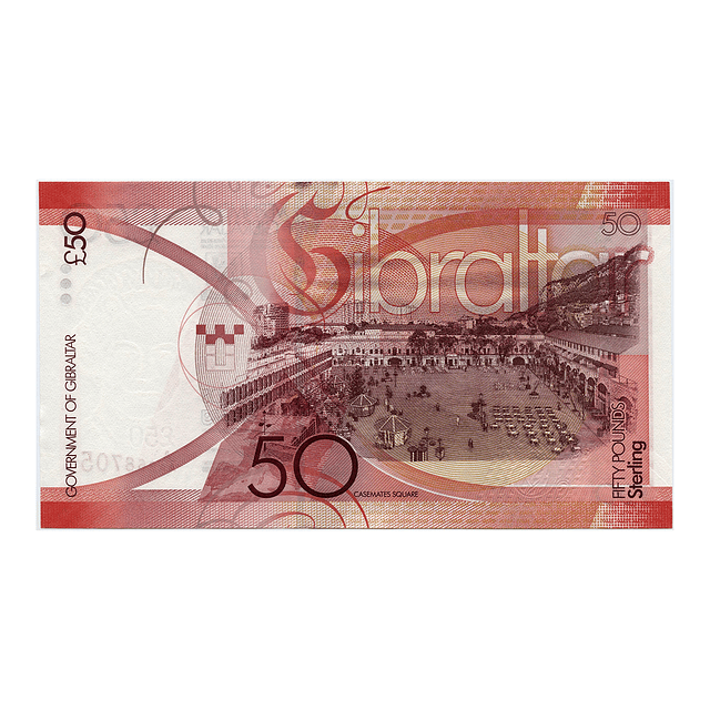 Gibraltar 50 Pounds 2010