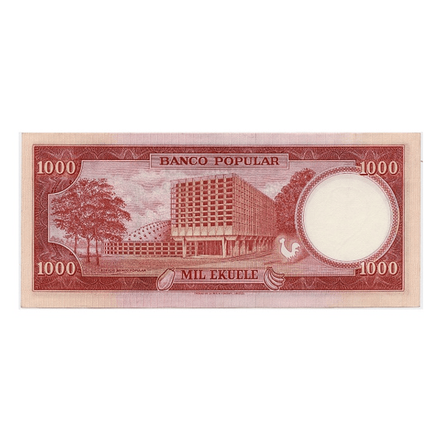 Guiné Ecuatorial 1000 Ekuele 1975