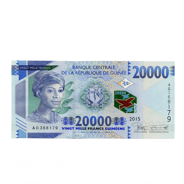 Guiné Républica 20000 Francs 2015