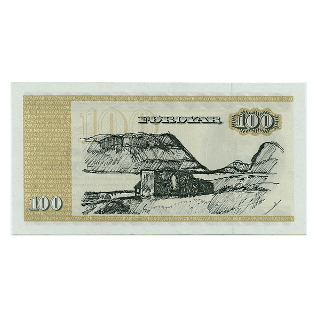 Ilhas Faroé 100 Coroas 1988