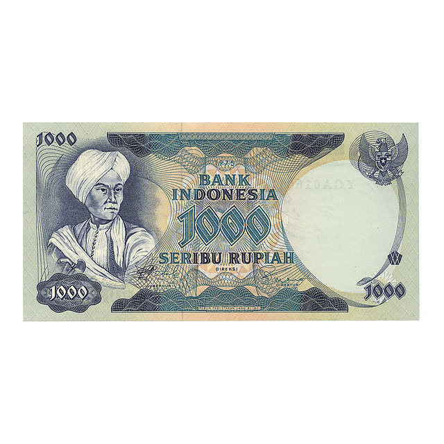 Indonésia 1000 Rupiah 1975