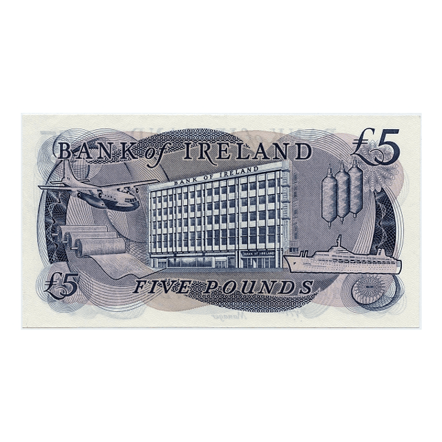 Irlanda 5 Pounds 1977