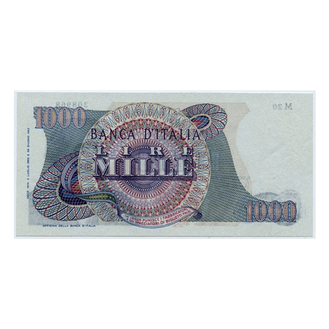 Itália 1000 Lire 1962