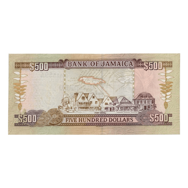 Jamaica 500 Dollars 2003