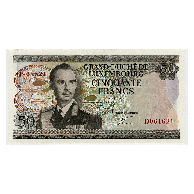 Luxemburgo 50 Francs 1972