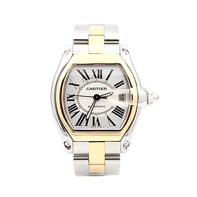 Cartier Roadster Aço e Ouro Ref. 2510